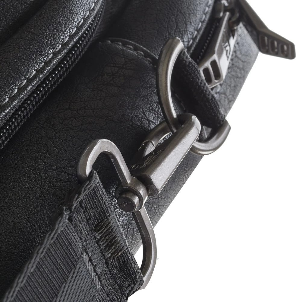 Çantë pune RivaCase Orly RC8940, për laptop 16", poliuretan, e zezë