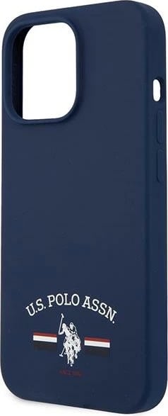 Mbështjellës U.S. Polo Assn. USHCP13XSFGV për iPhone 13 Pro Max 6.7", silikon, blu Mbështjellës U.S. Polo Assn. USHCP13XSFGV për iPhone 13 Pro Max 6.7", silikon, blu