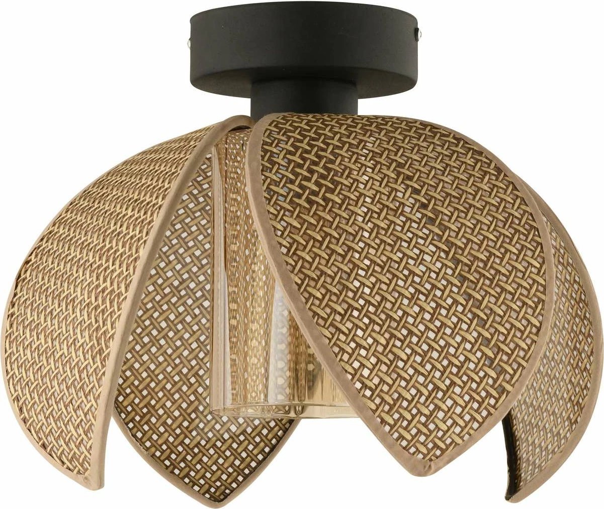 Llambë tavani Opviq, ngjyrë bezhë dhe e zezë, 64886