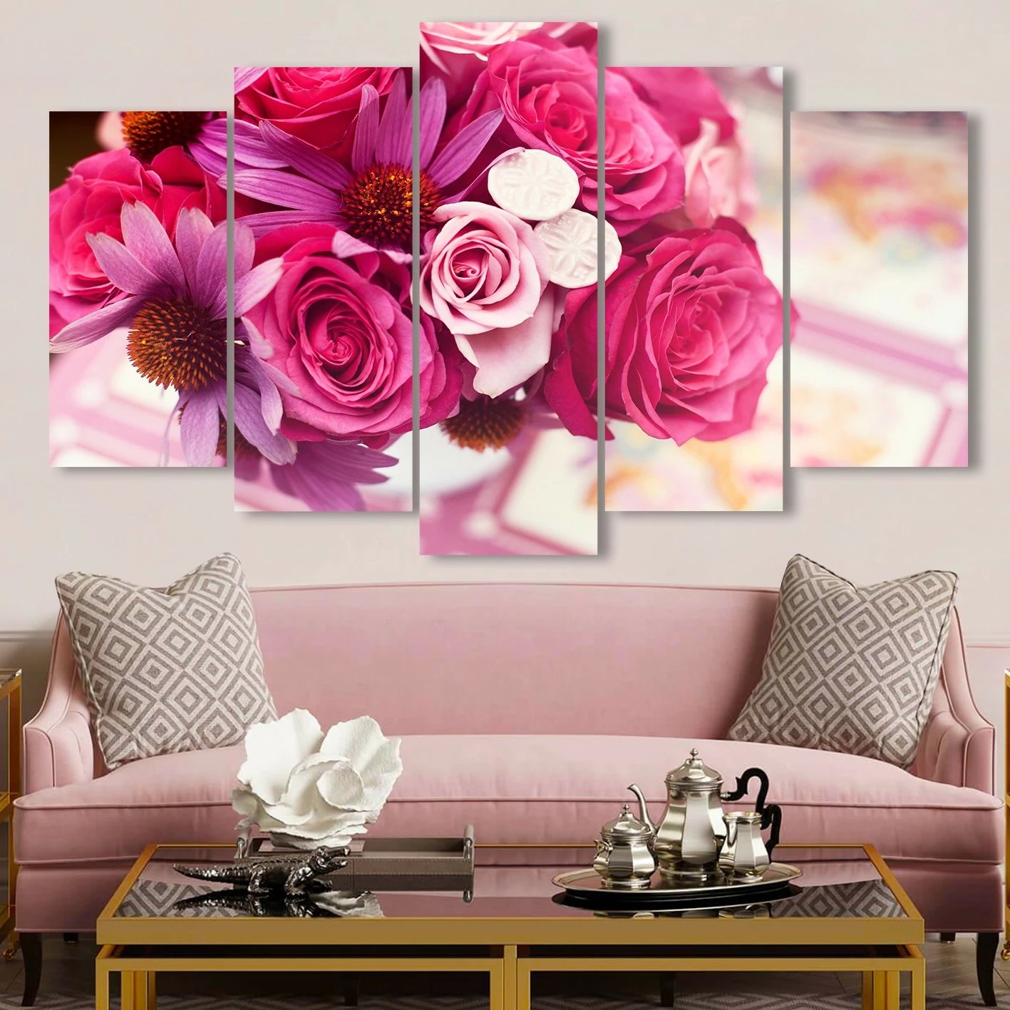 Pikturë dekorative MDF, 5 pjesë, Wallity, 5dr9948_60100, 100x60cm