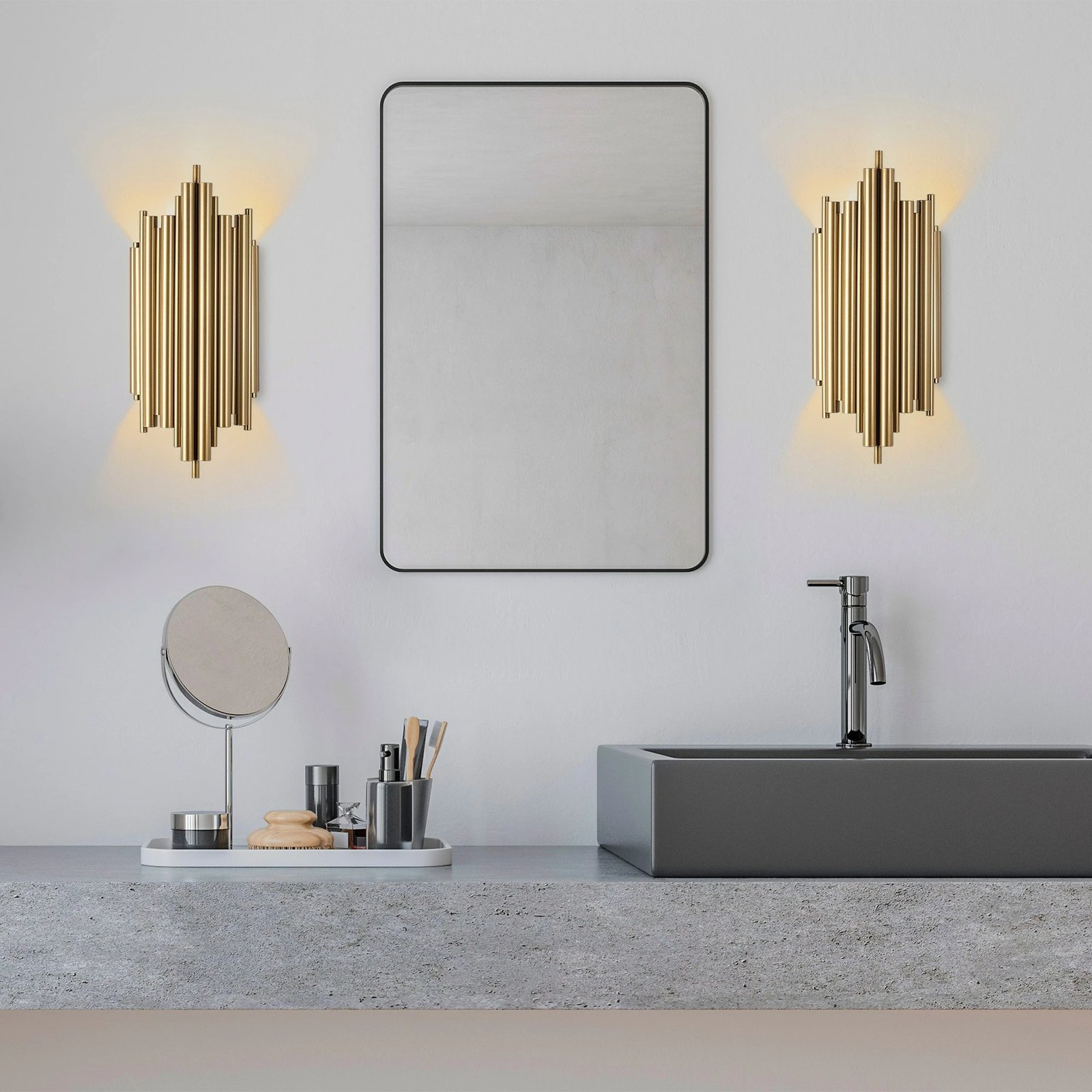 Llambë muri Opviq, ngjyrë ari, Reis - 13341 - LW