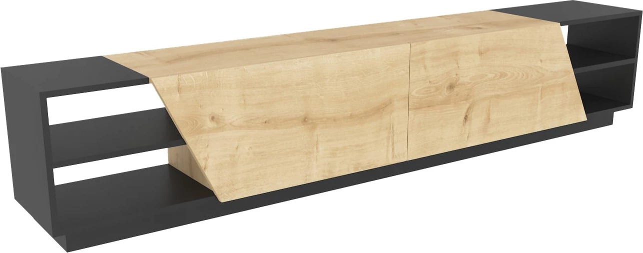 Komodë TV Hanah Home, Rhodes, antracit dhe lis