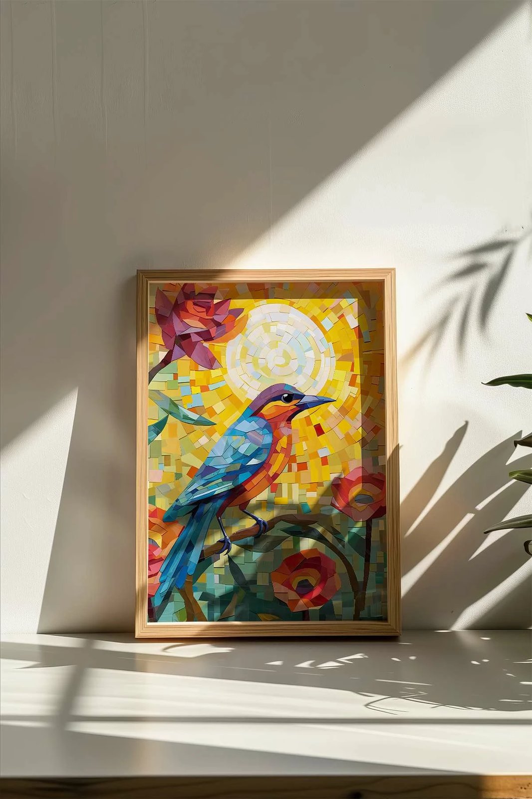 Pikturë dekorative me kornizë, shumëngjyrëshe, Wallity, Mscartmdl22