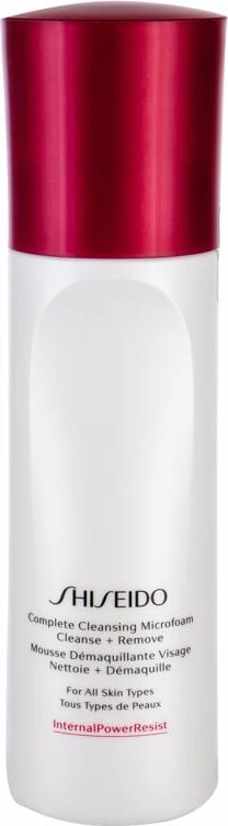 Shkumë pastruese për femra Shiseido Complete Cleansing Microfoam, 180ml