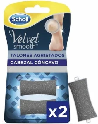 Koka rezervë për thembra të çara Scholl Velvet Smooth, 2 copë