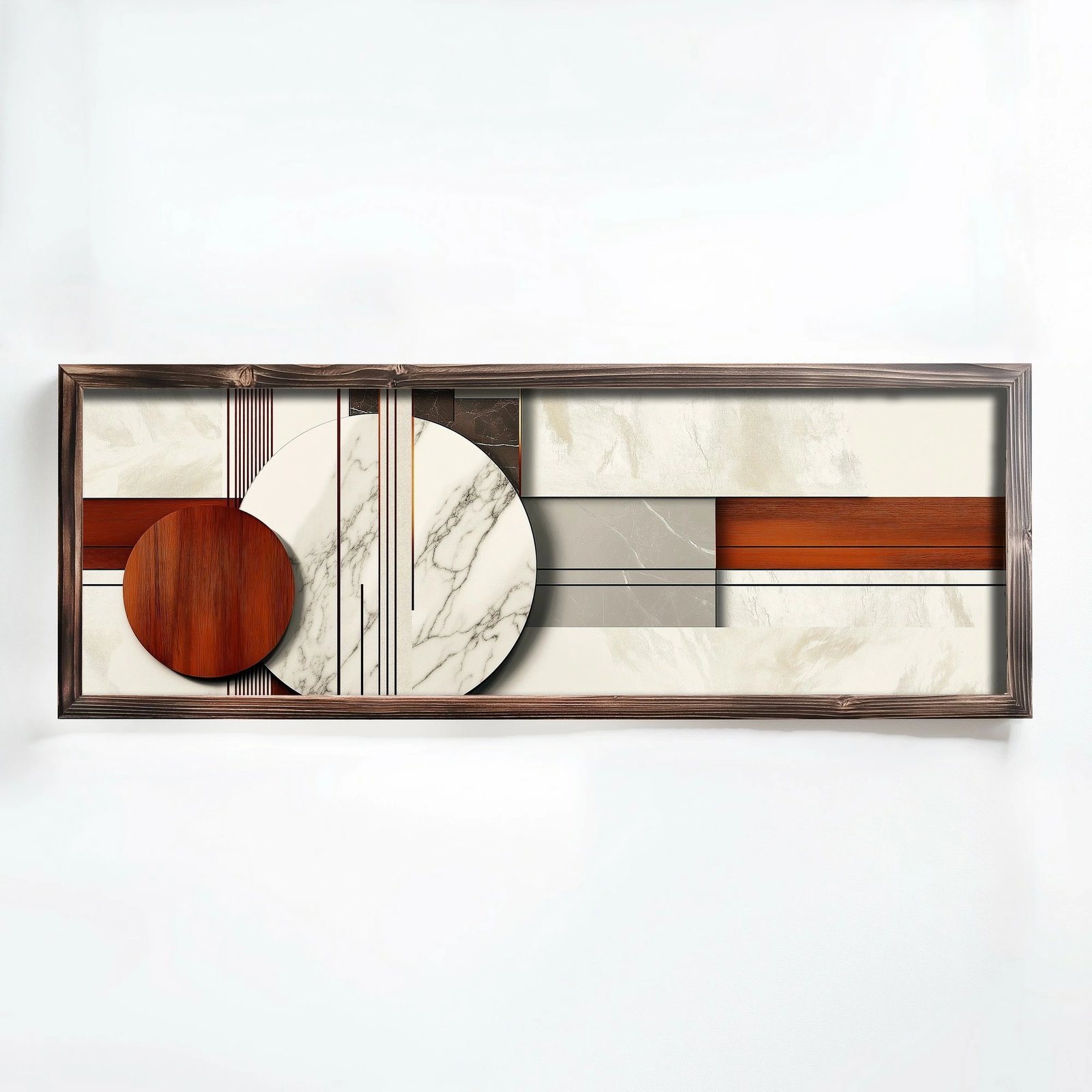 Pikturë dekorative me kornizë MDF, Wallity, EMR031