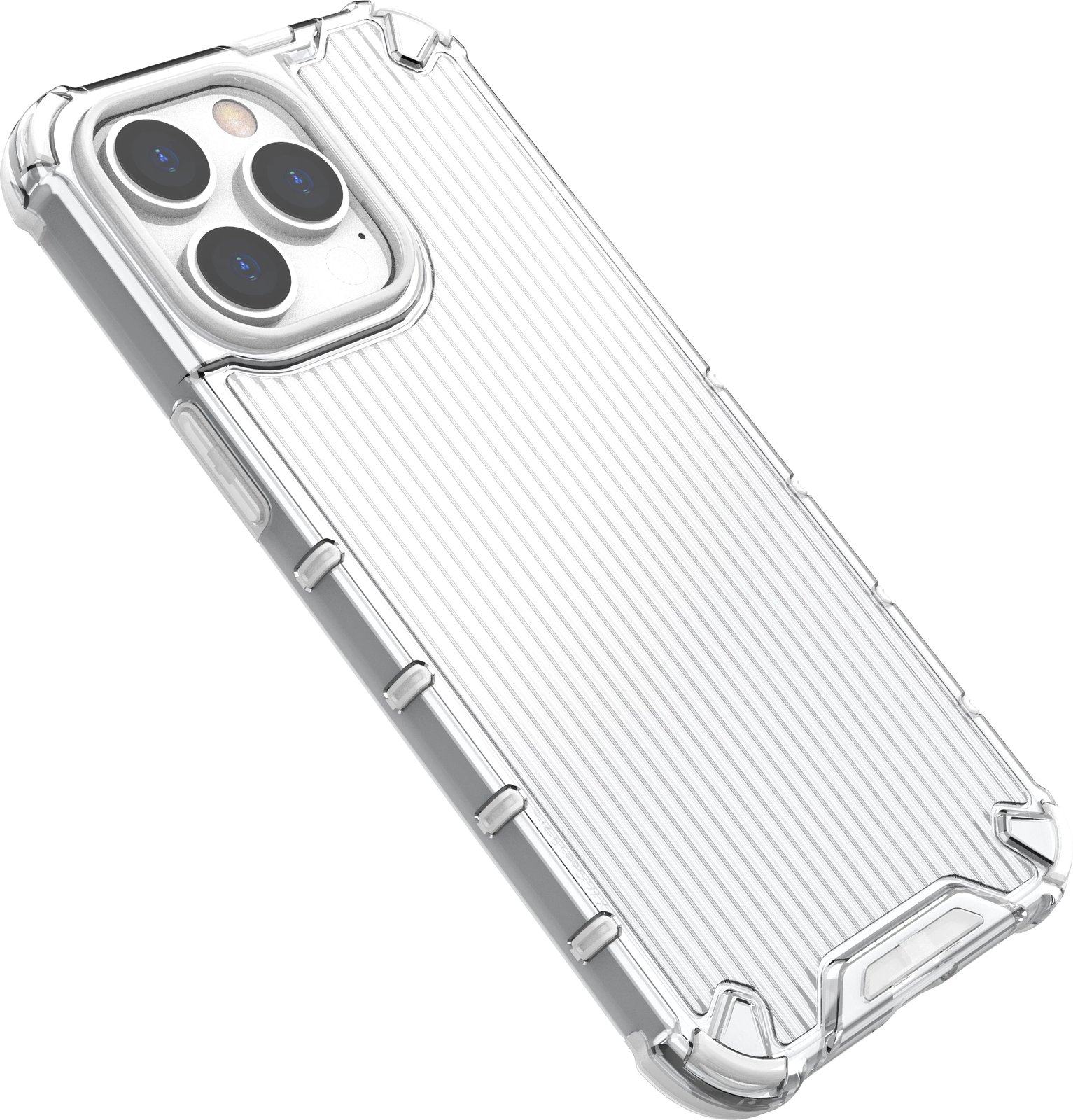 Mbështjellës Hurtel Ombre Protect Case për iPhone 13 Pro, rozë-kaltër