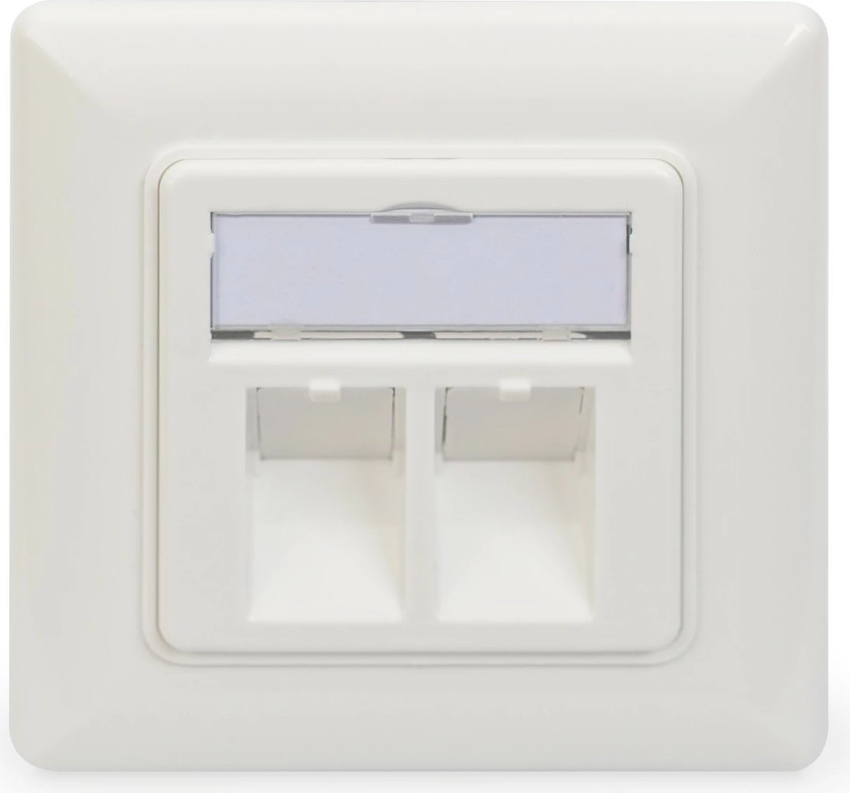 Panel Keystone Digitus 2 porta, i bardhë