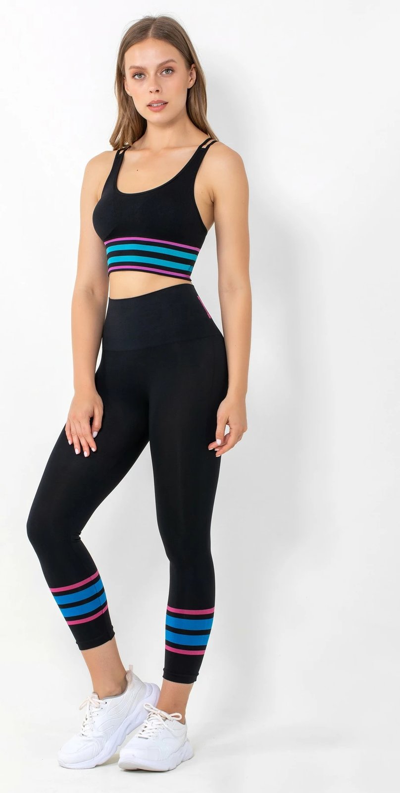 Tuta sportive për femra, ngjyrë e zezë, Jumeon, 001-001296