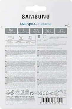 Pendrive Samsung MUF-256DA/APC, 256 GB, USB Type-C, Blu