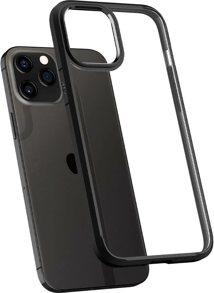 Mbështjellës Spigen Ultra Hybrid për iPhone 12 / iPhone 12 Pro, Matte Black