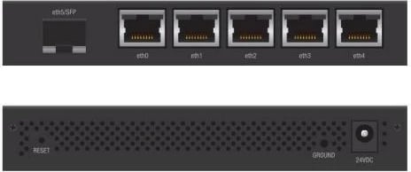 Router Ubiquiti EdgeRouter X SFP, Ethernet WAN, Gigabit Ethernet, E zezë