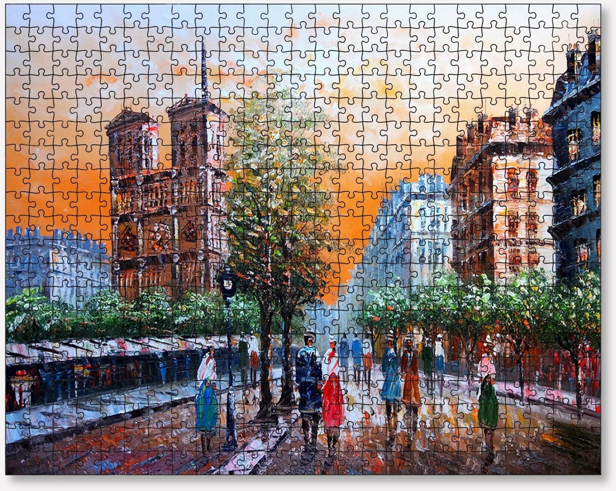 Puzzle 1000 copë, Evila Originals, shumëngjyrësh, PZL_0160_1000