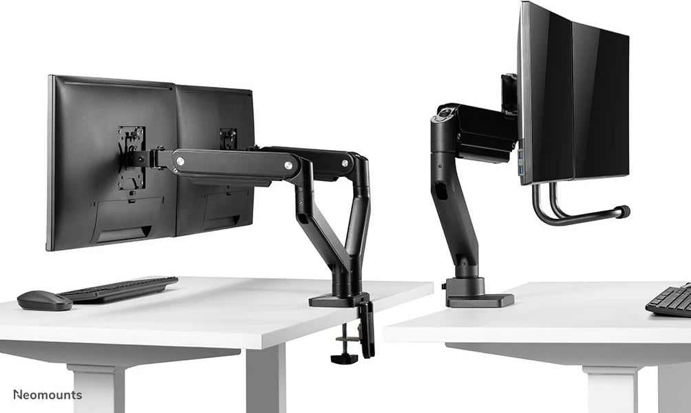 Krah monitori Neomounts DS75-450BL2, Clamp/Grommet, 8 kg, 17"-32", 100 x 100 mm, i zi