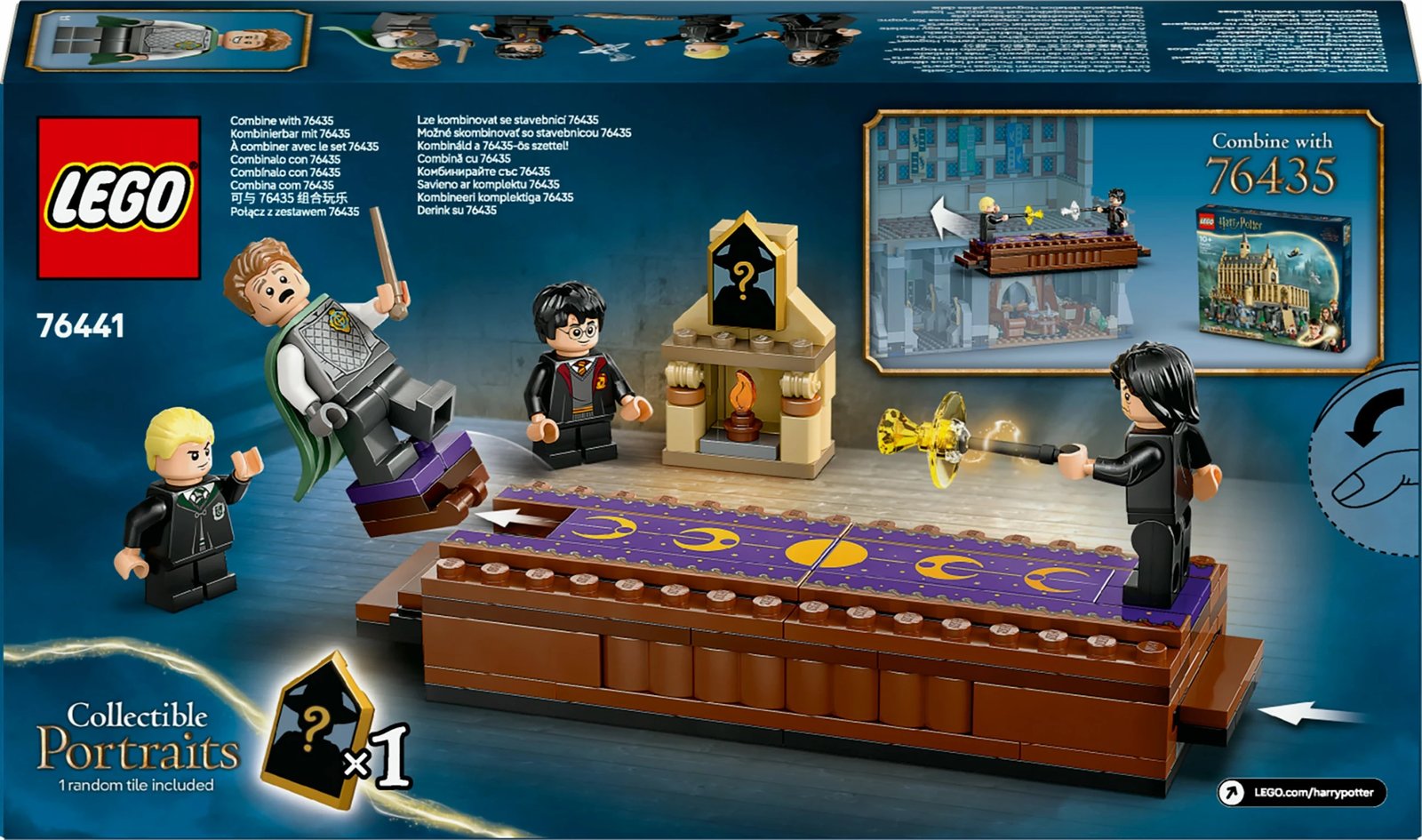Set ndërtimi LEGO Harry Potter 76441, Schloss Hogwarts Duellierclub, 158 pjesë, multikolor
