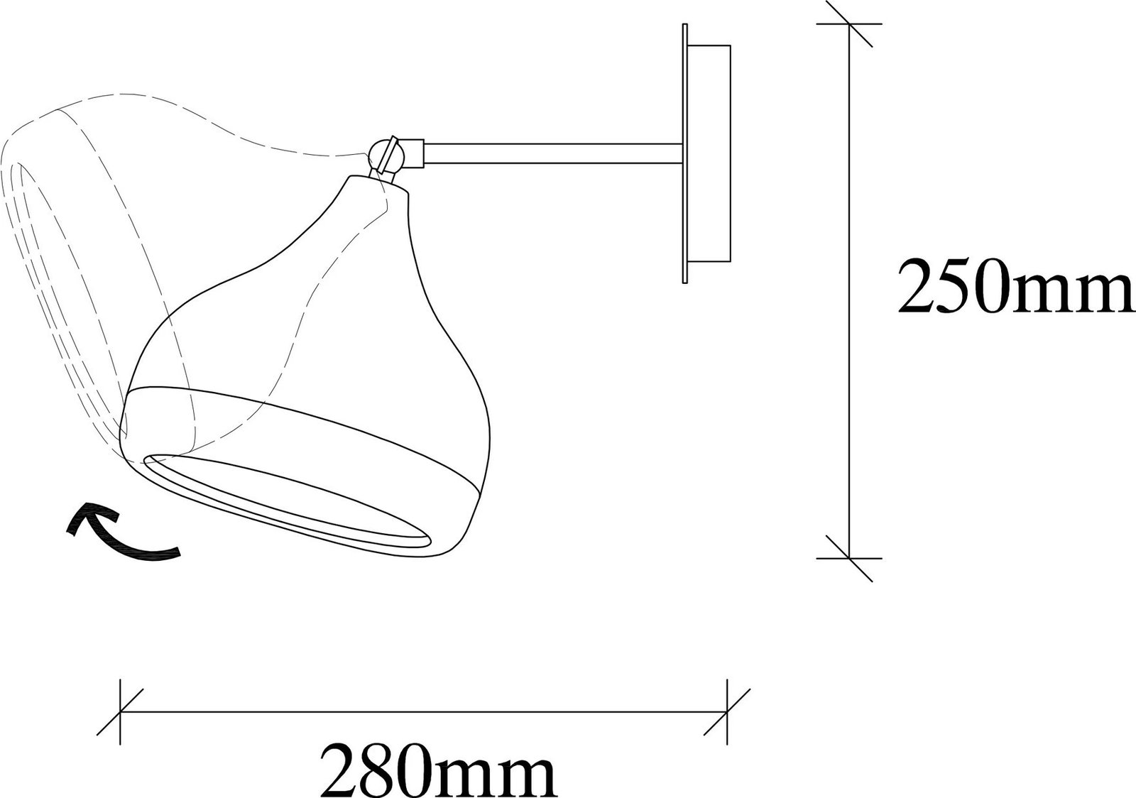 Llambë muri Opviq, Yıldo - 6902, e bardhë dhe ari Llambë muri Opviq, Yıldo - 6902, e bardhë dhe ari
