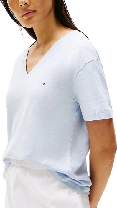 Maicë Tommy Hilfiger femra, e kaltër e çelët