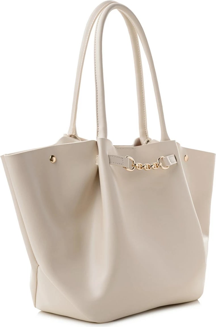 Çantë tote Lucky Bees, krem, 1249