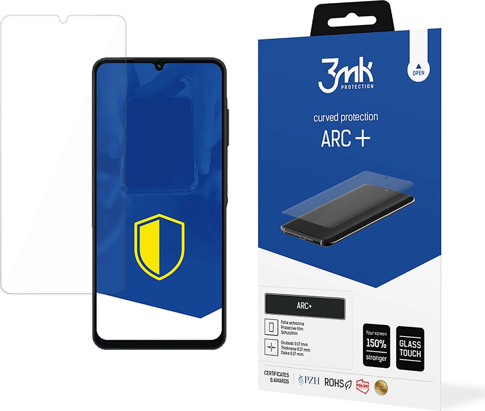 Mbështjellës mbrojtës ekrani 3mk ARC+ për Samsung Galaxy A06