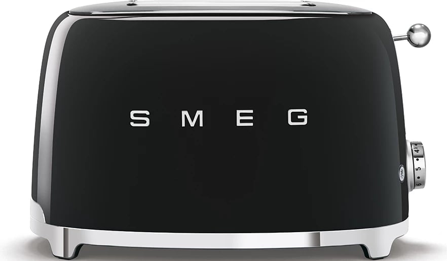 Thekëse buke Smeg 50´ Style, 2x2, 950W, e zezë