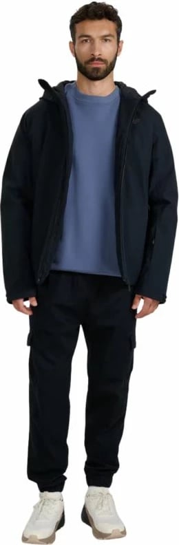 Jakne ski për meshkuj 4f, e zezë