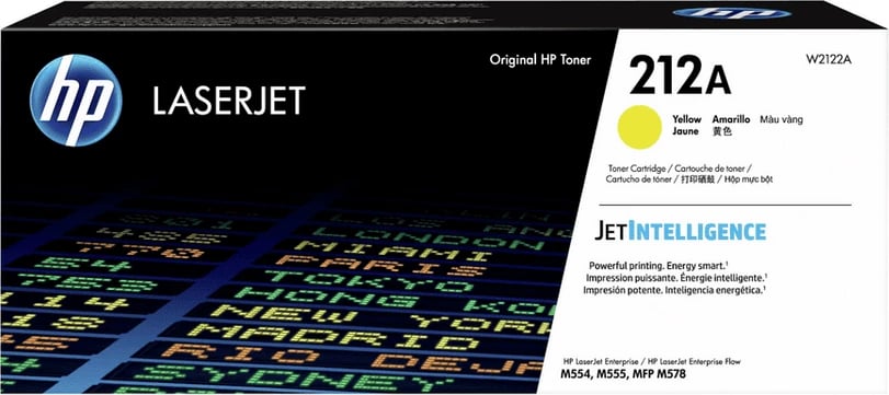 Toner, HP, 212A W2122A, rendiment 4500 faqe, e verdhë