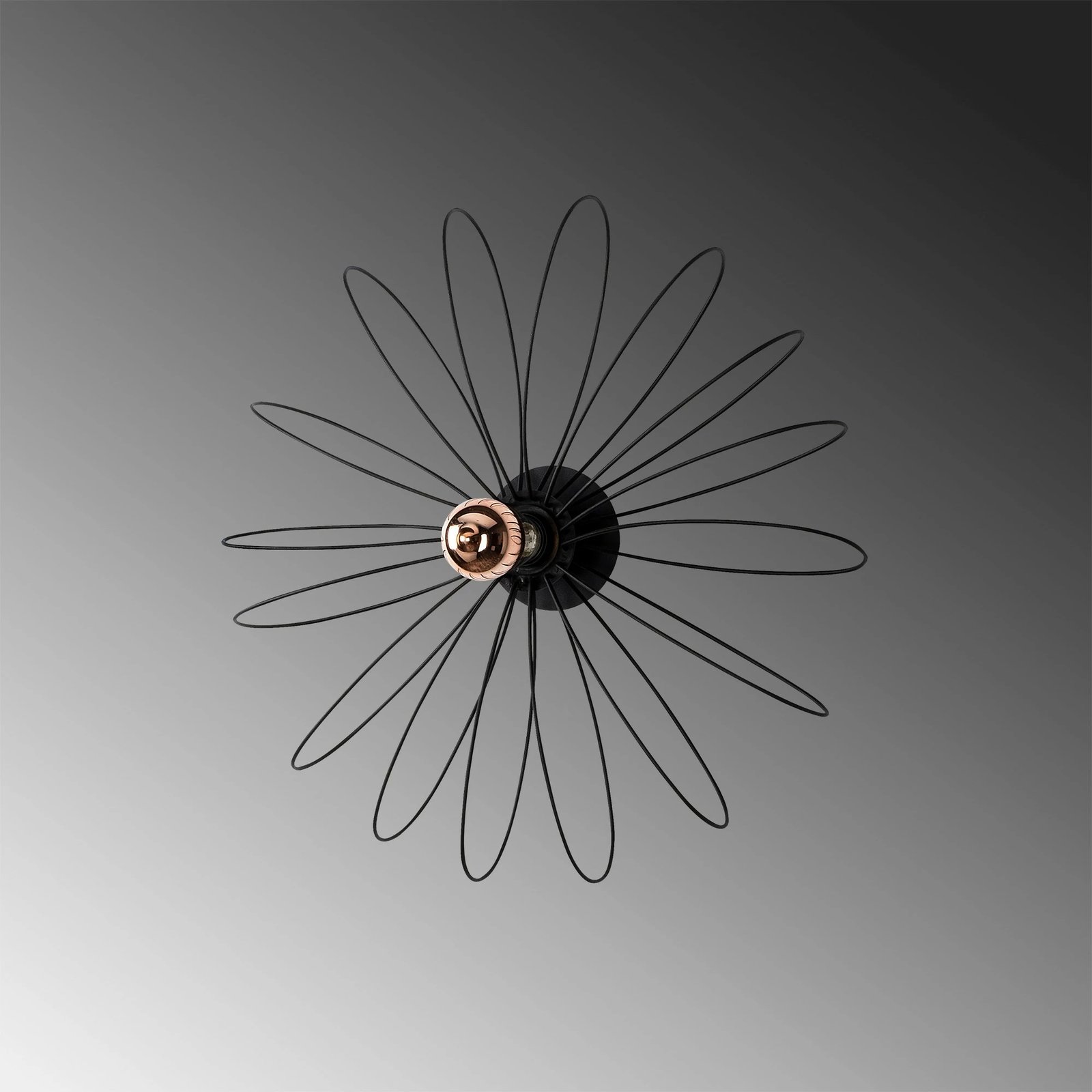 Llambë muri Opviq, Hemdem - 707-A, e zezë Llambë muri Opviq, Hemdem - 707-A, e zezë