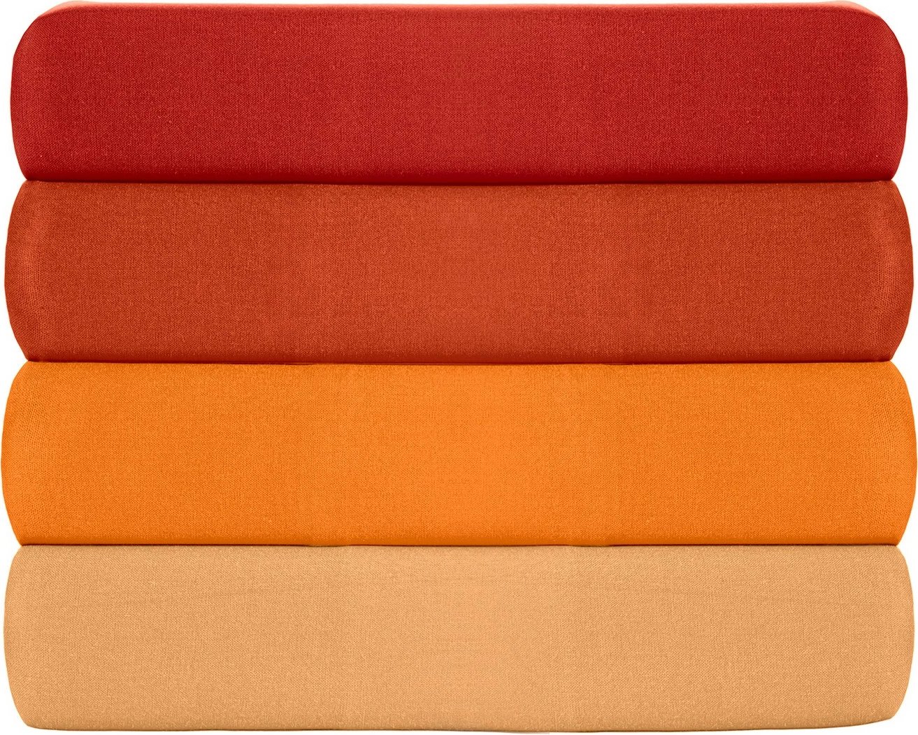 Set këllëfësh jastëku (2 copë), ngjyrë portokalli, L'essentiel, 60x60cm