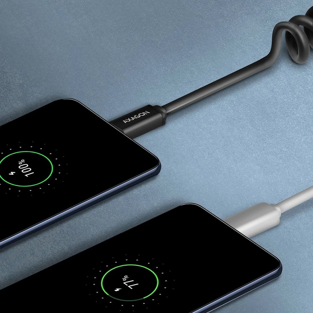 Kabllo AXAGON BUCM-AM10TB, USB-C në USB-A, 0.6m, e zezë