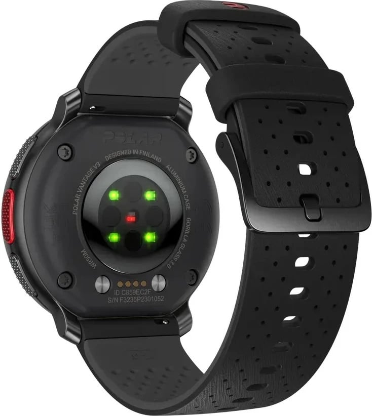 Smartwatch Polar Vantage V3, 32 GB, AMOLED, GPS, e zezë