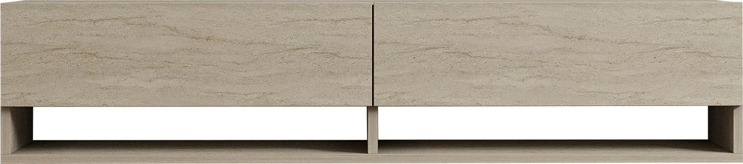 Komodë TV Hanah Home, Arges - ngjyrë travertin