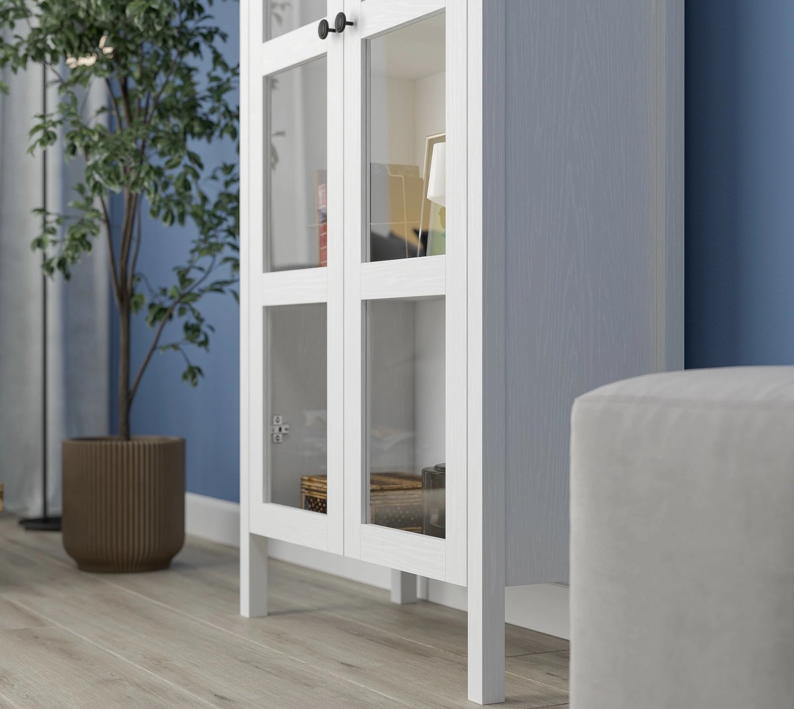 Raft librash Hanah Home, FRN-20032, ngjyrë druri dhe e bardhë, 80x180x35cm