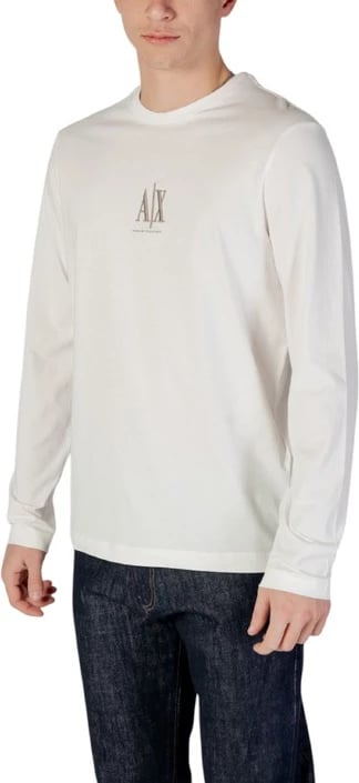 Maicë për meshkuj Armani Exchange, e bardhë