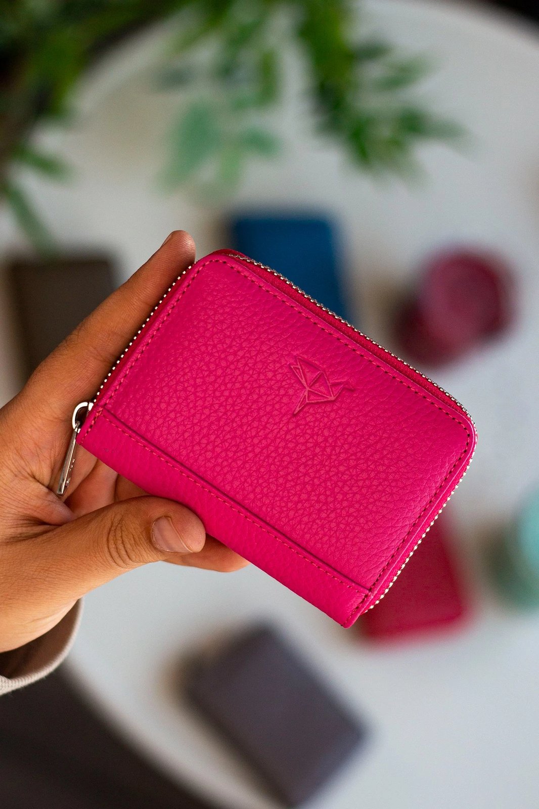 Portofol unisex Zoozie Bags, ngjyrë fuchsia, Sydney