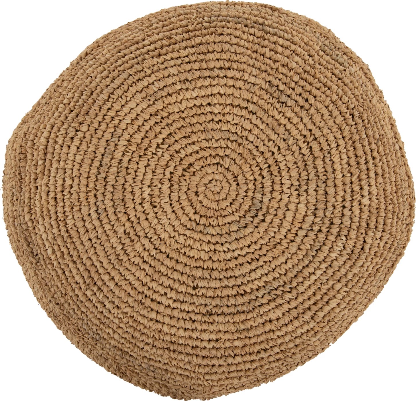 Karrige për bar AONI FH7828 prej fibrave të palmës së tharë, ngjyrë natyrale, Φ48x37H cm