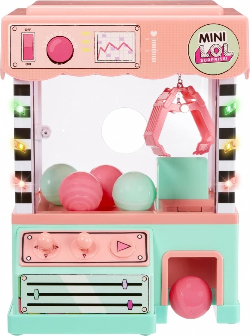 Lodër mini claw machine L.O.L. Surprise, MGA 583974EUC, 5 surpriza, multikolor