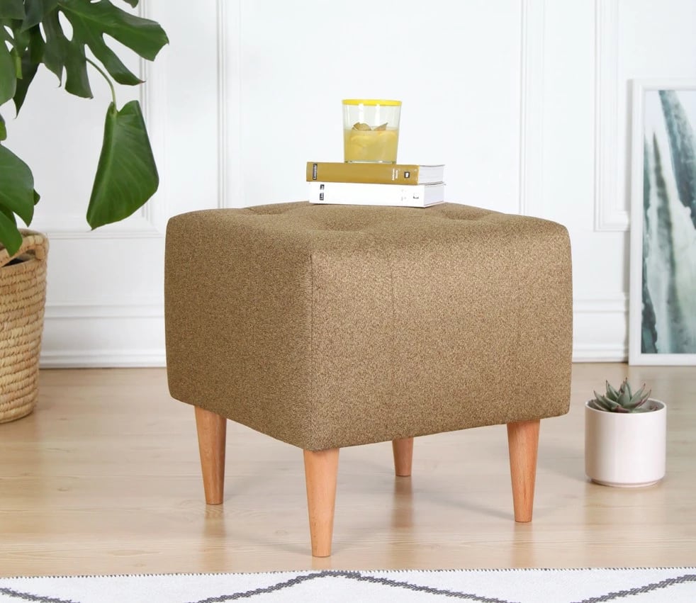 Puf bohemian, ngjyrë ari, Atelier del Sofa, Tomp