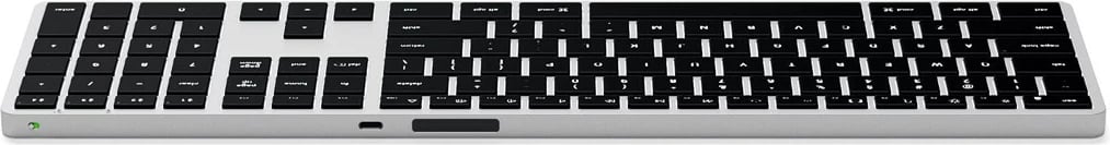Tastierë wireless Satechi Slim X3 me numpad, Bluetooth, USB Type-C, alumini, anglisht
