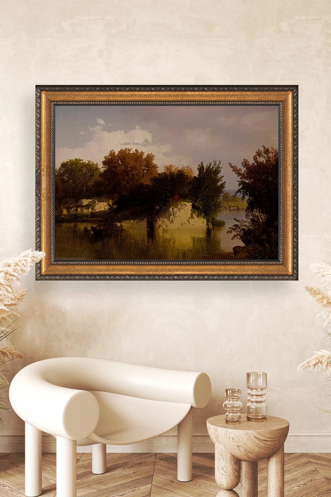 Pikturë dekorative me kornizë, Wallity, ATCRCVCNVSMDL34 - 70100