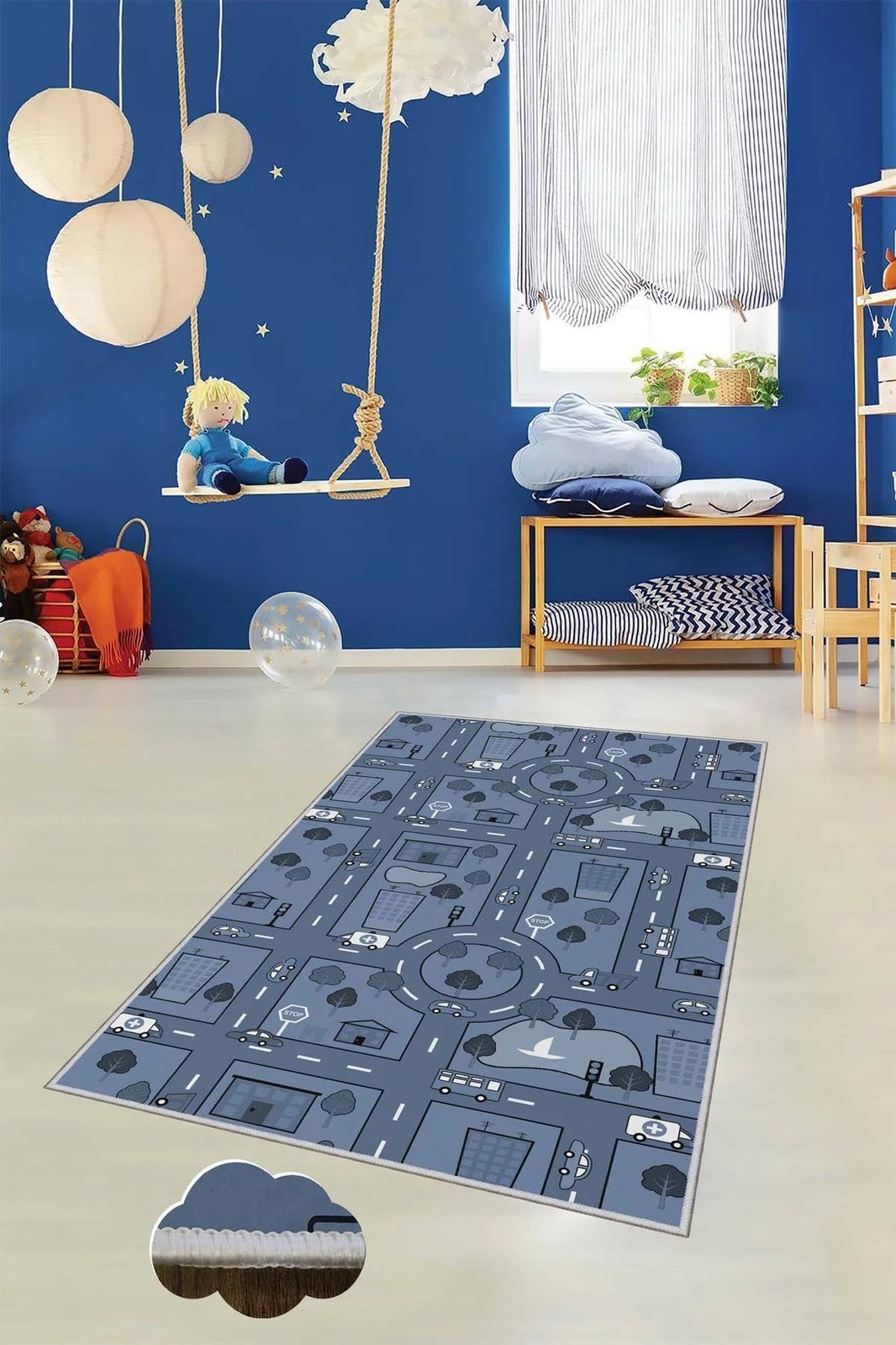 Qilim për korridor, shumëngjyrësh, 80x300cm, Conceptum Hypnose, HMNT459