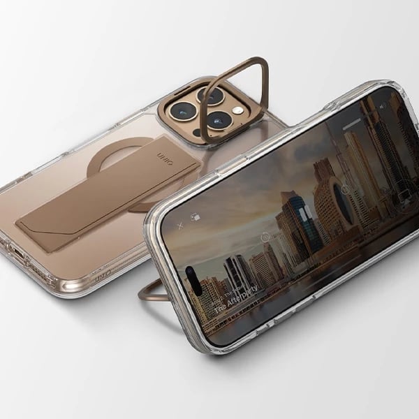 Mbështjellës UNIQ Heldro Max Magclick për iPhone 16 Pro, Transparent