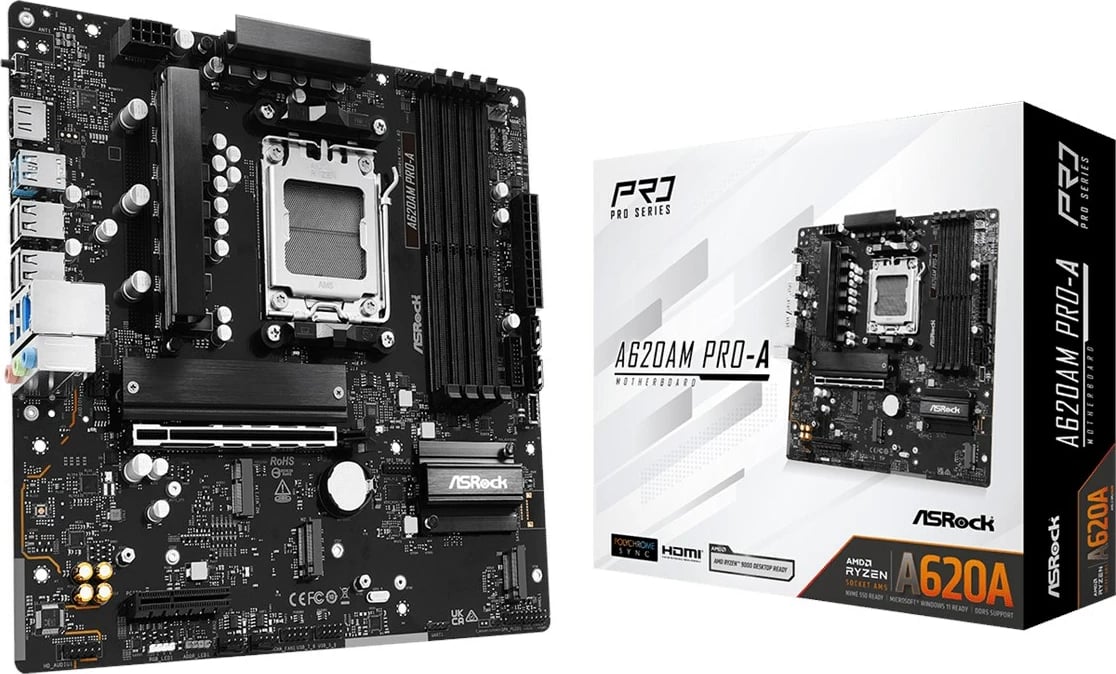 Pllakë amë Asrock A620AM PRO-A, Socket AM5, micro ATX