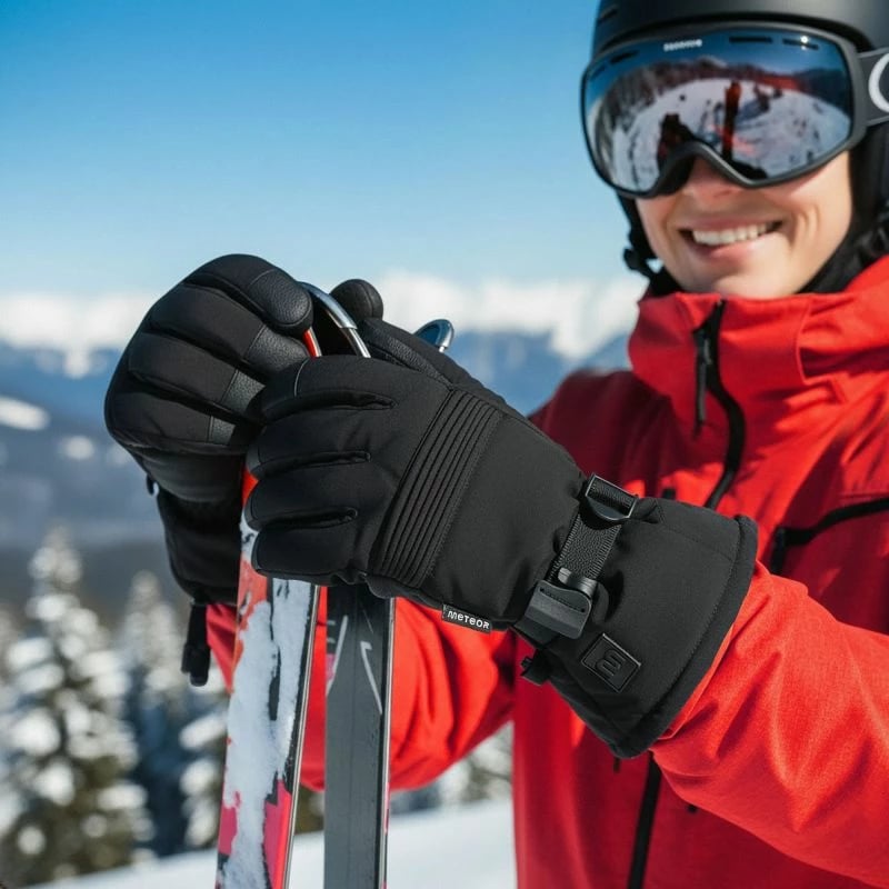 Doreza dimri Meteor, unisex, të zeza