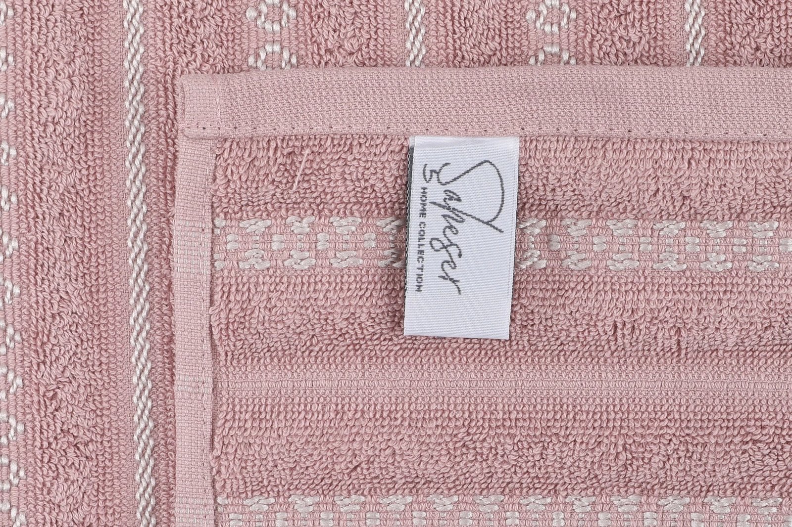 Set peshqirësh për duar (2 copë), Mijölnir, Bombeli, ngjyrë rozë e zbehtë