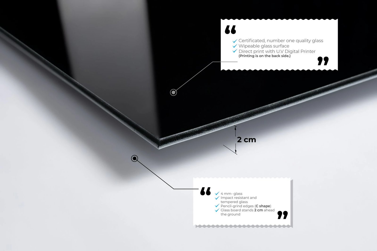 Pikturë dekorative prej xhami të temperuar, shumëngjyrëshe, UV-565, 30x45cm
