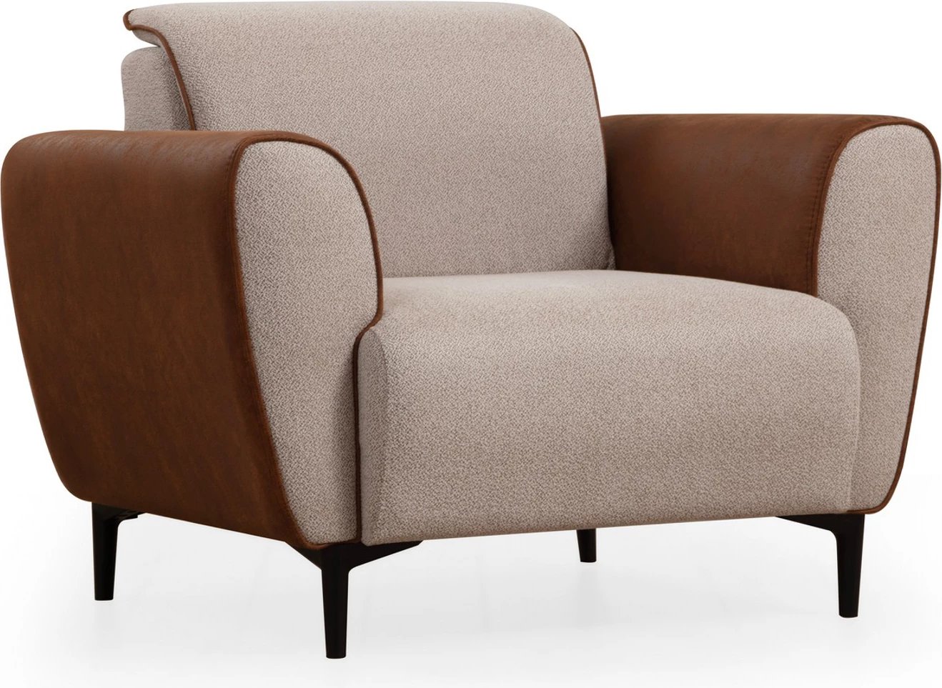 Karrige një vendëshe Atelier del Sofa, bezhë-kanelë