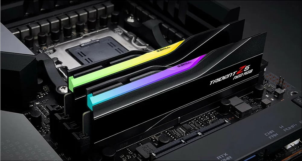 RAM Memorje G.Skill Trident Z5 Neo RGB 96GB (2x48GB) DDR5 5600MHz, multikolor