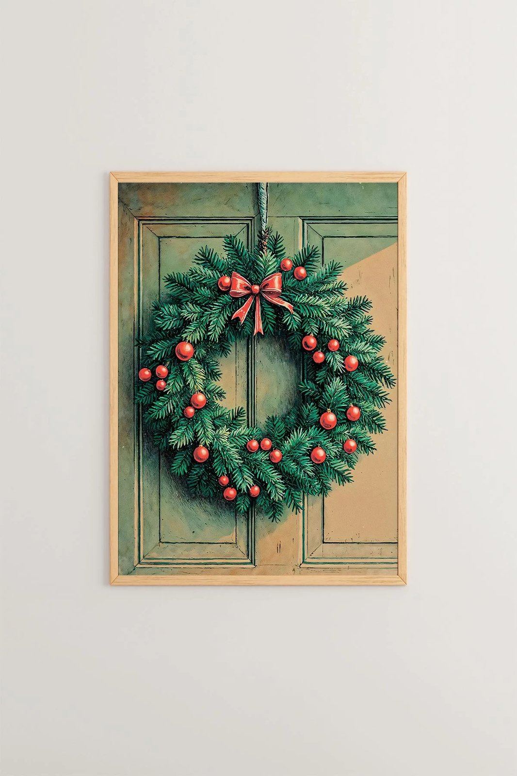 Pikturë dekorative me kornizë, Wallity, Nwyearsngmdl8, shumëngjyrëshe, 33x48cm