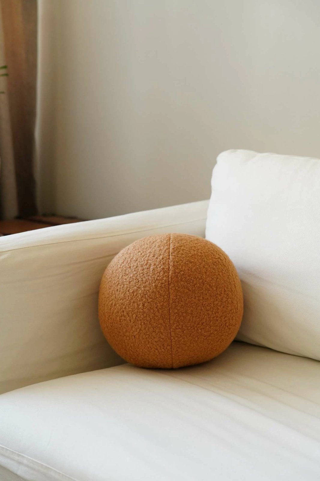 Jastëk dekorativ Teddy Top 25, ngjyrë kafe, Evila Originals