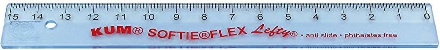 Vizore plastike WEDO KUM Lefty L1 Softie Flex 15cm, blu